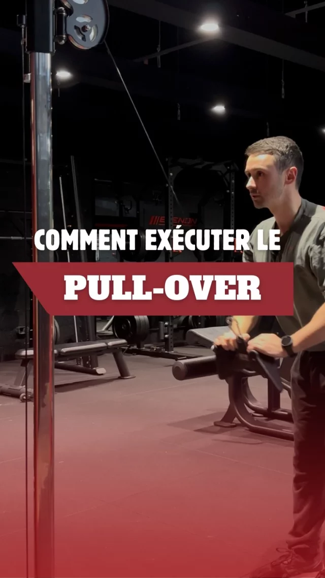 Cible ton grand dorsal avec le pull-over ✈️
Son intérêt ?
👉🏻 isoler le grand dorsal
👉🏻 travailler en position étirée
👉🏻 améliorer la connexion muscle / cerveau
Mais pour ça :
• épaules basse 
• cage thoracique ouverte
• bras légèrement fléchis
• mouvement guidé par les épaules, pas par les coudes
Le but n’est pas de plier les bras,
mais de ramener les coudes le long du corps 
en gardant la tension sur le dos.
Un exercice simple en apparence,
mais très technique dans l’exécution.
👉🏻 Sauvegarde ce réel si tu veux mieux sentir ton dos.
#backday #exercice #astuces #pullover #musculation