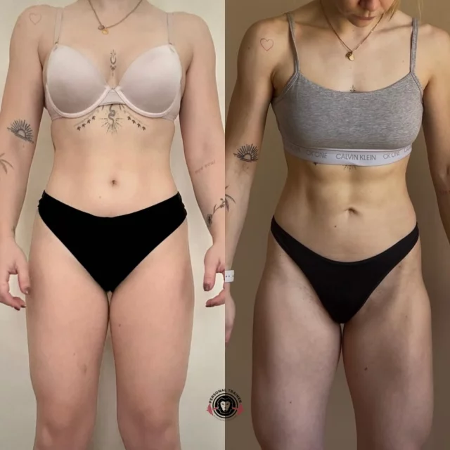 Transformer des femmes prend du temps ⏳
Dans un monde où tout va vite, il est important de rappeler qu’une transformation physique ne se construit pas en quelques semaines et de contextualiser les choses. 
Cette évolution est le résultat d’heures de cardio, de semaines à tenir sa diète, de moments de doute surmontés et d’entraînements de plus en plus intenses.
7,5kg perdus en 21 semaines, soit une moyenne de 350g par semaine.
Les chiffres ne sont pas impressionnant et pourtant le résultat est plus que satisfaisant pour une première sèche. 
On démarre maintenant avec une base très solide sur l’entraînement, une routine complètement intégrée dans son lifestyle, des ambitions bien plus grandes et un mental endurcie pour le second bloc ! 
Place à 6 semaines minimum pour retrouver de l’énergie, remanger, gratter de la force, profiter en Italie et ensuite dernier bloc de sèche pour mettre tout le monde d’accord sur la condition 💎
Très fier de cette première partie du boulot effectuée avec @chloerby c’est que le début 🤝🏻
Évolution supervisée par mon boss mor @cappe.coaching @resultstalk.coaching 
—
Demande de coaching en DM 📲
#transformationphysique #basicfitchampniers #coach #bodybuilding #lifestyle