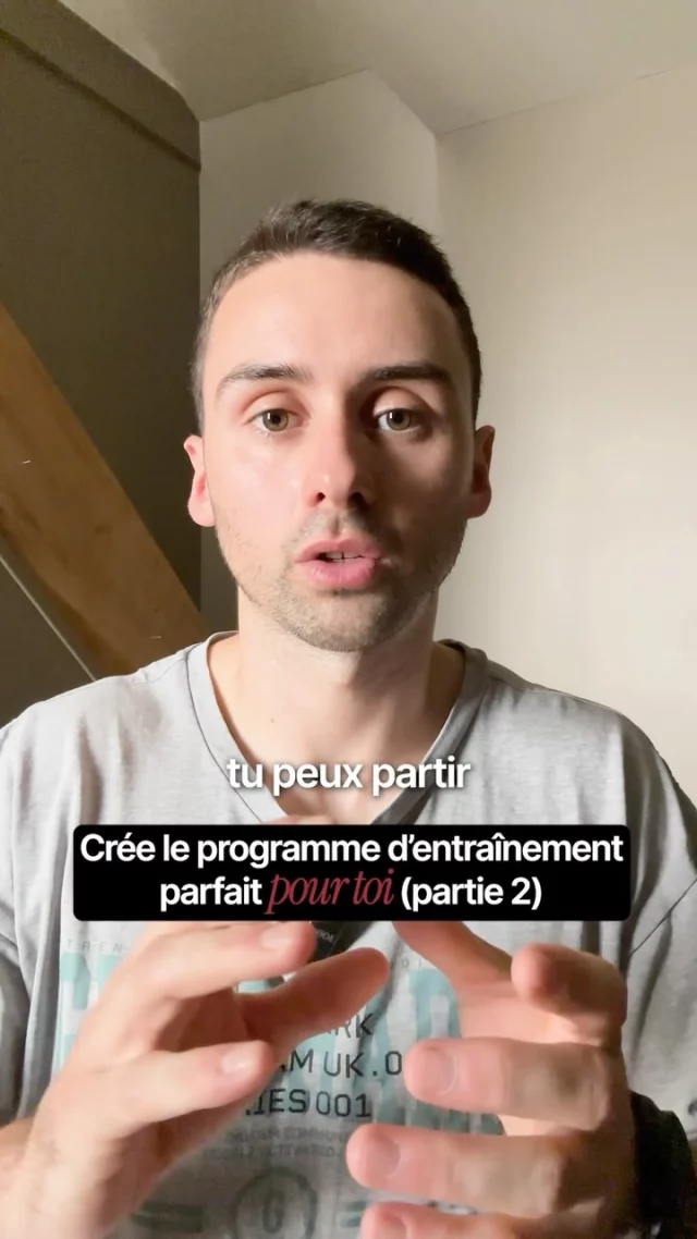 La structure de ton programme va dépendre du nombre de séances que tu peux faire par semaine et du focus que tu veux mettre sur un muscle !
Je te mets plusieurs exemples dans la vidéo 👆🏻
-
Demandes & Infos sur mon coaching en DM 📲
- 
#basicfitchampniers #programmesportif #training #bodybuilding
